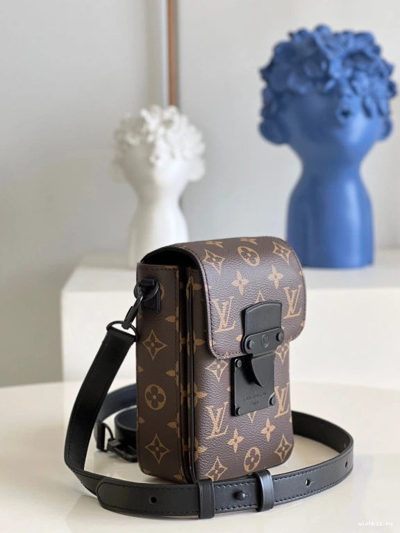 WIS VERTICAL WALLET VUITTON LOUIS WEARABLE S-LOCK 0212